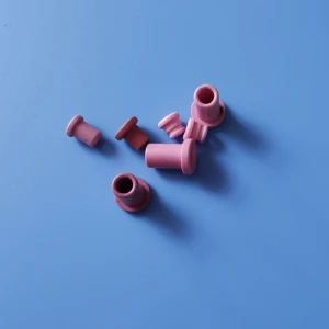 Pink 95% Alumina Al2O3 Textile Ceramic Insulation Parts