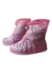 pink pvc rain shoes cover