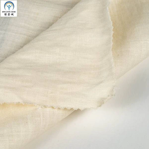plain dyed 175gsm 135cm width 100 pure linen fabric for clothes