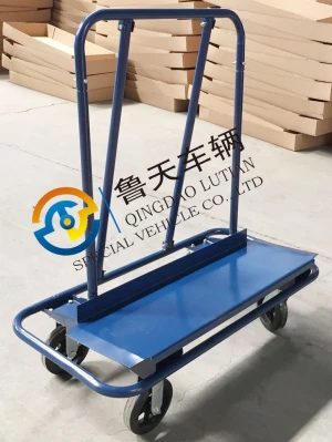 Plasterboard Glass Drywall Dolly Drywall Cart with 8&quot; Caster