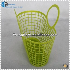 Plastic basket with handle,plastic laundry basket