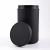 Plastic Black Soft Touch HDPE Bottle Capsule Packaging Small Plastic Jars With Screw Lid