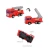 Import Plastic Electric Rescue Vehicle Toy Fire FightingTruck Toy with 3D lights Music from China