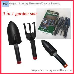 Plastic garden hand Tools set