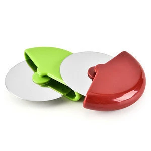 Plastic Handle Stainless Steel Blade Pizza Cutting Knife Pizza Cutter Wheel