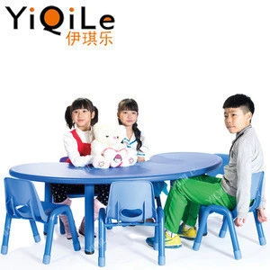 plastic moon shape children furniture & Used for kindergarten furniture dimensions