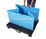 Plastic pallet sleeve box