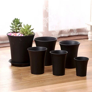 Plastic Plant Pots Garden Planters Pot Nursery Plastic Flower Pot For Yard Lawn Garden Home Desk Or Bedside Planting
