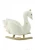 Import plush rocking swan toy with beak pink and pink wings  with swan sound, rock for kids from China