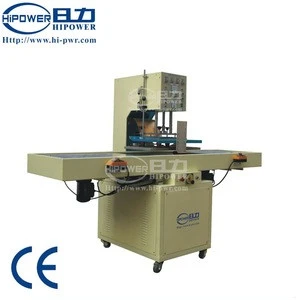 Pneumatic High frequency blister packing machine for clamshell, transparent PVC + printed paper card
