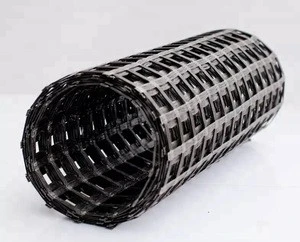 Polyester geomesh geogrid for road construction