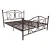 Import Popular Design Modern Durable Metal Beds from China