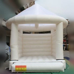 Popular inflatable bouncer/inflatable bouncy castle/ white wedding bounce house factory price