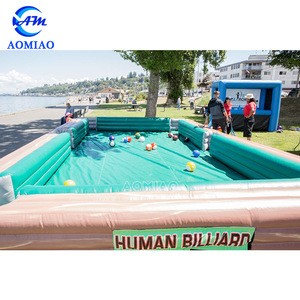 Popular snooker soccer ball inflatable human billiards  football snooker for sale