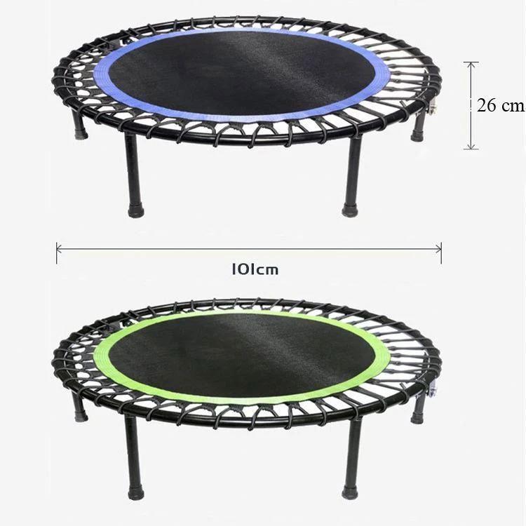 Portable Inflatable Indoor Fitness Rectangle Safety Round Jumpingbed Mini Trampoline