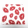 Printed red colored lips  roadster paper napkins serviettes