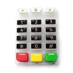 Professional Custom design silicone rubber membrane switch numeric digital keypad
