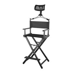 Professional makeup artist functional barber chair director chair with headrest