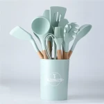 Professional Manufacture Kitchen Tools Silicone Accessories Cooking Utensils Set Customized Logo Sustainable 3000pcs