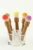Import Professional portable 3 size candy color natural bamboo handle blush handmade makeup brush from China