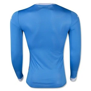 Promotion 2015-2016 season thai quality soccer jersey full sleeve,customized blue grade original football shirt