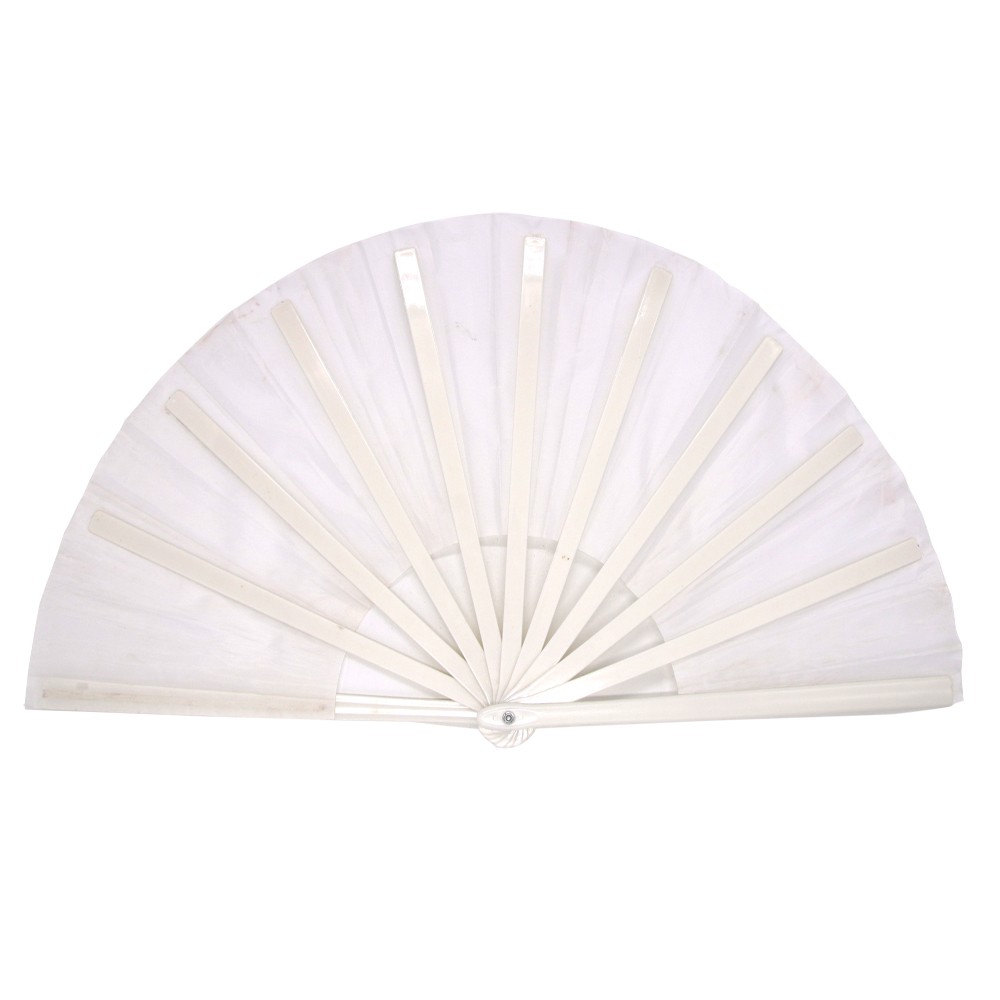 promotional bamboo fabric hand fan printed as gift