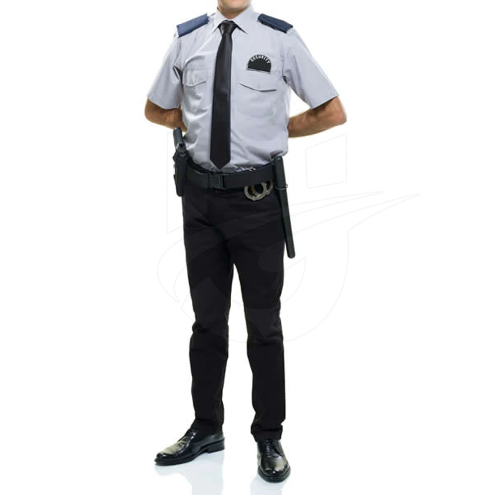 Promotional Designer Fashion Security Guards Uniforms Sets with Polo Shirts and Pants