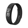 Promotional portable sport fitness tracker wristband step counter calories alarm clock LED pedometer watches