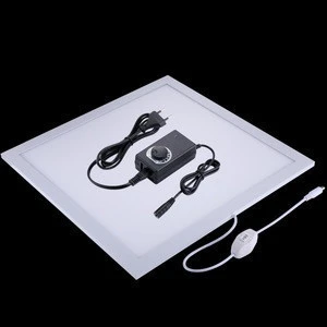 PULUZ 1200LM LED Photography Shadowless Bottom Light with Switch Acrylic Material photographic lights
