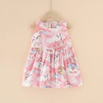 Pure cotton girls skirt baby summer little girl infant baby skirt clothes children's one-piece skirt sleeveless baby clothes