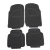 Import PVC Black Color Full Set Universal easy to clean Car Foot Mat from China