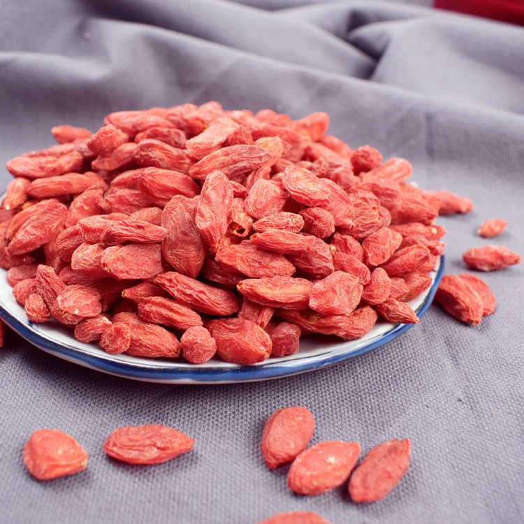 Qinghai-Tibet Origin Nuts & Dry Fruit Chinese Baie De Goji France 100% Organic Chaidam Gouqi Red Goji Berry