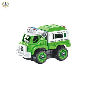 R/C Children Dismounting 4CH Simulation Garbage Toy Vehicle With LIght And Music