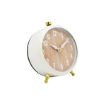 RCAIB00193 Desk Clock New Design Old Style Analog Quartz Alarmed Table Clock Metal Alarm Clock