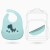 Import Ready Stock Cute Design Custom Color 6 hole Waterproof Silicone Baby Bib Silicone bibs from China