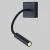 Import Recessed Mounted Hotel Bedside Indoor Fancy Flexible With Hidden Switch And USB Led Reading Wall Light from China
