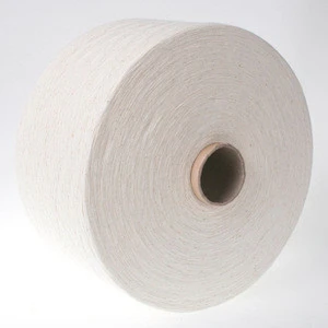 recycled cotton/polyester blended yarn for glove knitting 	china supplier