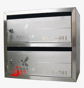 Residential or commercial stainless steel China mailbox from Guangzhou factory