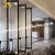 Import Restaurant stainless steel frame plexiglass room divider living room glass partition design from China
