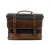 Import Retro mens canvas leather laptop messenger bag canvas shoulder briefcase business from China