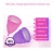Import Reusable 100% Medical Grade Silicone Menstrual Cup Feminine Hygiene Product Lady Menstrual cup from China
