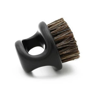 Ring Design Horse Bristle Men Shaving Brush Plastic Portable Barber Beard Brushes Salon Face Cleaning Razor Brush