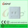 rj45 2 port network cabling faceplate