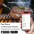 Import RoHS CE Backlit Wireless Bluetooth Remote Digital Instant BBQ Meat Thermometer For Grillingr MiniClock from China