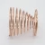 Import Rose gold metal spiral makeup sponge drying stand display cosmetic puff holder from China