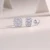 Import S925 Silver Moissanite Stud Earrings - 18K Gold Plated Minimalist Silver Jewelry for Wholesale from China