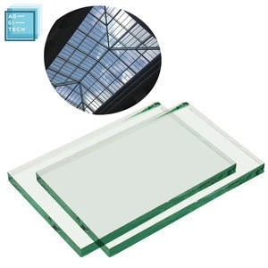 Safety PVB laminated glass price for railing glass price