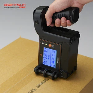 Sample Making!China Grentsun smart handheld inkjet printer with H P thermal foaming technology