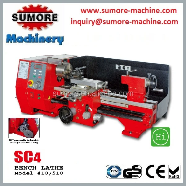 SC4 desk-top manual sieg lathe machine with 1000W brushless motor