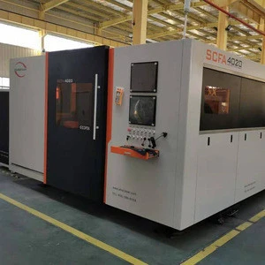 SCLASER  3000watt Fiber laser industrial machinery  for metal cutting up to thickness 20mm with full enclosure best price